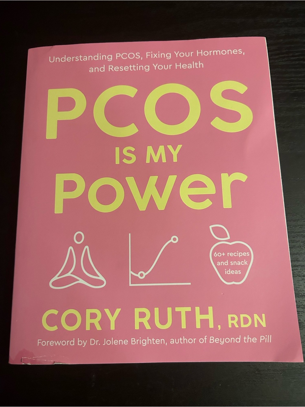 Book by Cory Ruth, RDN. PCOS IS MY POWER Soft cover